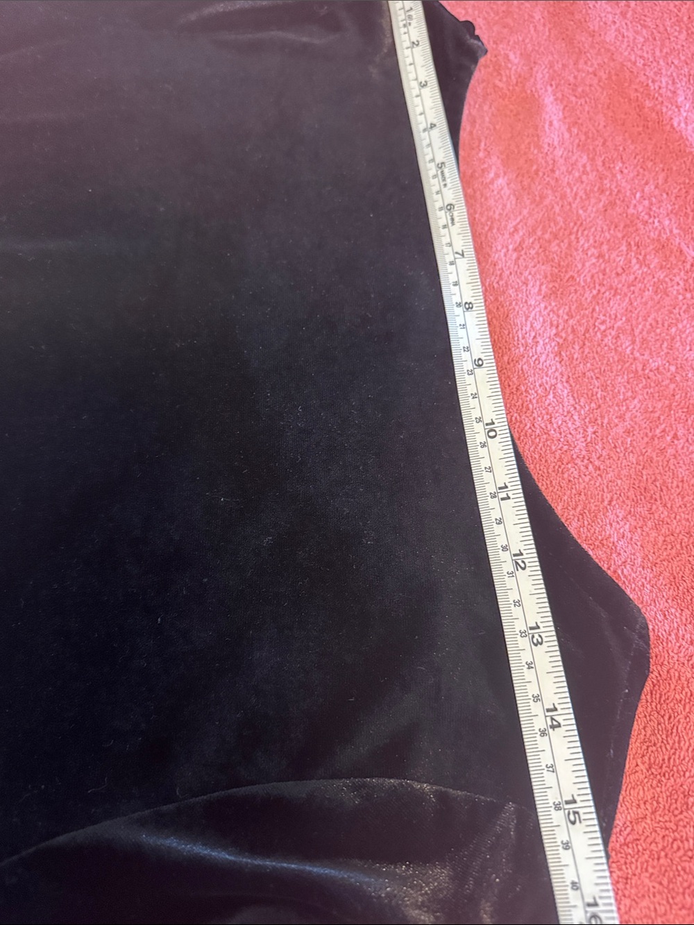 Mossimo Supply Co. Black Velvet Long-Sleeve Swing Dress - Picture 4 of 9